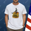 Burger Break Stripes On A Stack Shirt