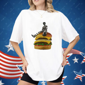 Burger Break Stripes On A Stack Shirt