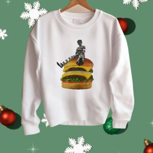 Burger Break Stripes On A Stack Shirt