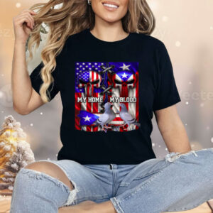 Cuban Americans My Home My Blood Racing Pigeons Shirt