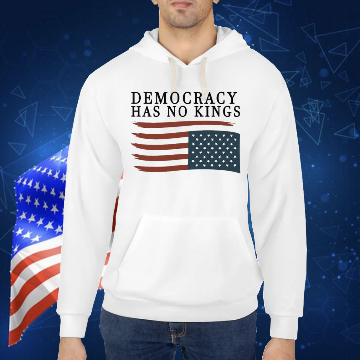 Democracy Has No Kings Anti Trump Shirt
