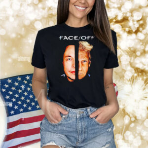 Elon Musk vs Trump Face Off Shirt