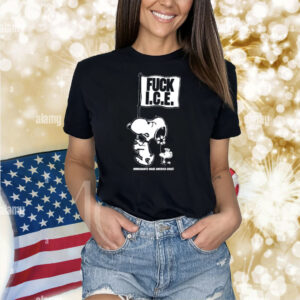 Fuck Ice Flag Immigrants Make America Great Shirt