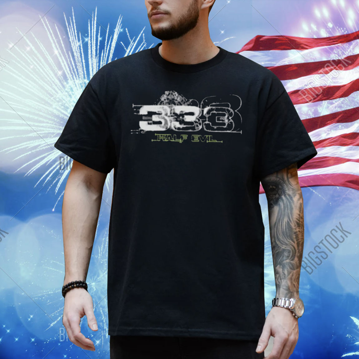 Half Evil 333 Blueprint Shirt