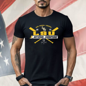 LSU Tigers Baseball National Champs 2025 MCWS Title Shirt