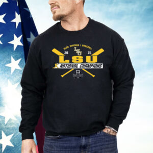 LSU Tigers Baseball National Champs 2025 MCWS Title Shirt