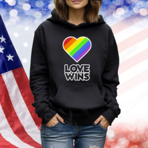 Love Wins Pride Rainbow Heart Shirt