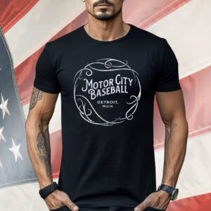 Motor City Baseball Detroit Mich Shirt
