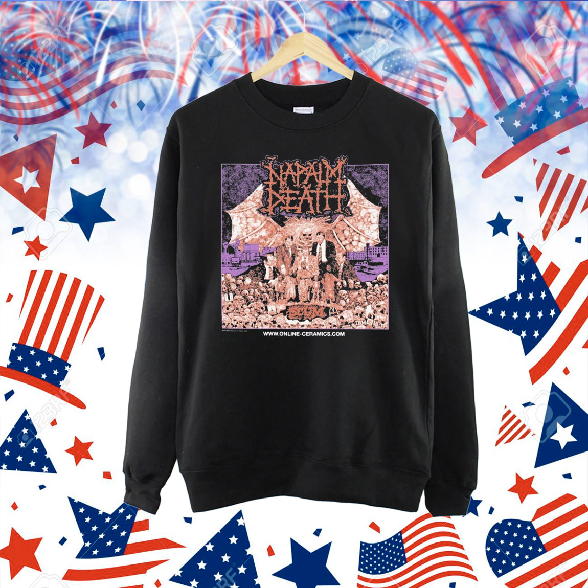Napalm Death Polluted Minds Scum Online Ceramics Shirt