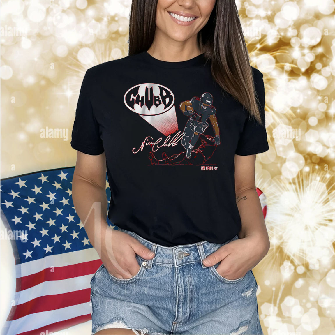 Nick Chubb Houston Stiff Arm Shirt