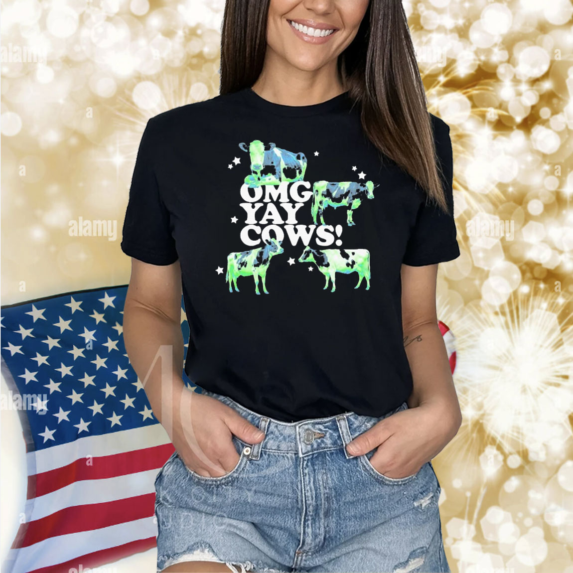 Omg Yay Cows Shirt