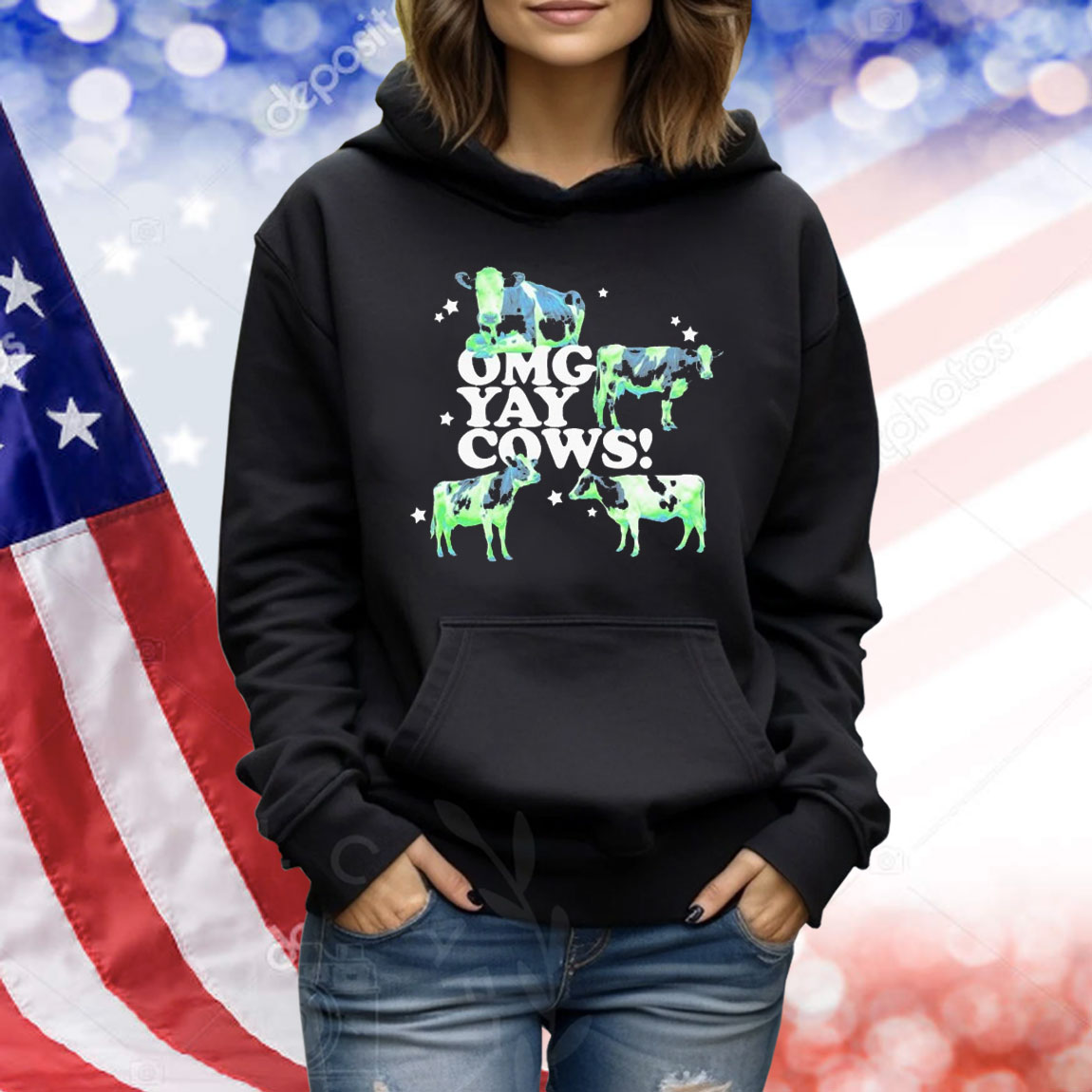 Omg Yay Cows Shirt