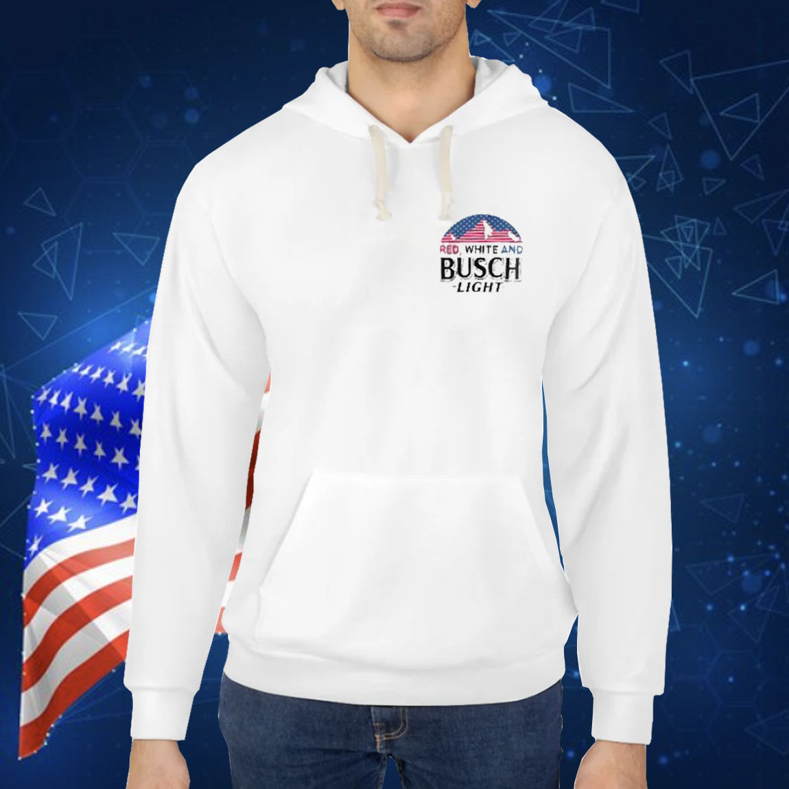 Red White And Busch Light Trump Hotter Than A Hoochie Coochie Shirt