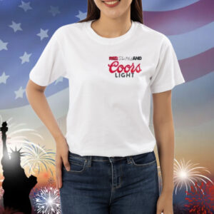 Red White And Coors Light 4th Of July Shirt