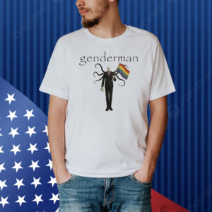 Slenderman Genderman Pride Flag Shirt