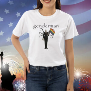 Slenderman Genderman Pride Flag Shirt