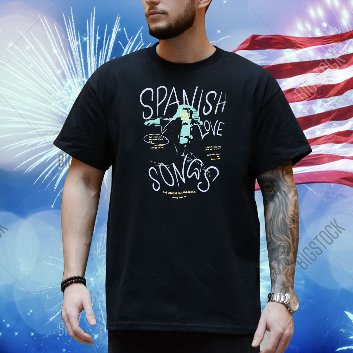Spanish Love Songs Brave Faces Los Angeles California Shirt