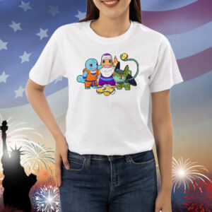 Squirtle Goku Charmander Piccolo Bulbasaur Cell Dragon Ball x Pokémon Mashup Shirt