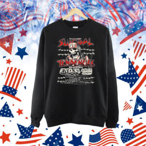 Suicidal Tendencies Live Tour 2025 For USA Tour Grunge Punk Style Skeleton ST Cap With Barbed Wire Background Shirt