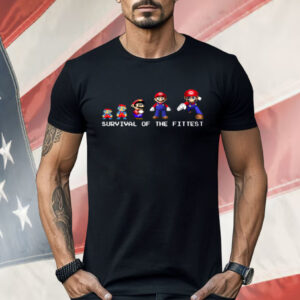 Survival Of The Fittest Mario Shirt