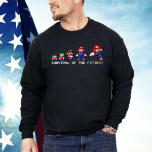 Survival Of The Fittest Mario Shirt