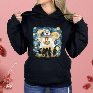 The Ghostbusters Battling The Stay Puft Marshmallow Man Shirt
