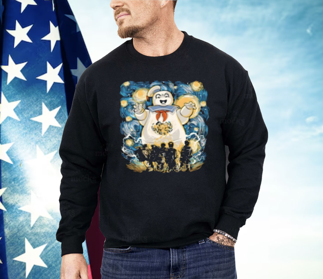 The Ghostbusters Battling The Stay Puft Marshmallow Man Shirt