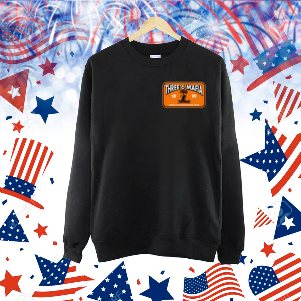 Three 6 Mafia Hypnotize Established Woven Logo Shirt