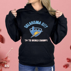 Thunder Champs 2025 Okc Basketball World Shirt