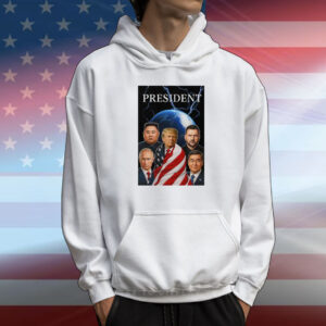 Trump Putin Zelenskyy Kim Jong-un Xi Jinping Global Presidents T-Shirt