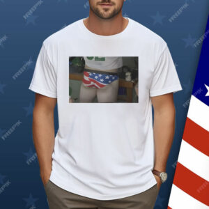 US Flag Underwear Meme Shirt