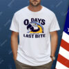 0 Days Since Last Bite Parrot Humor Nonprofit Attire Shirt