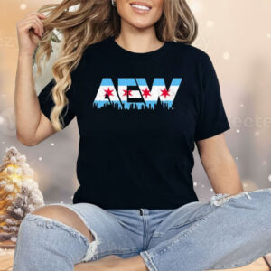AEW Chicago Flag Shirt