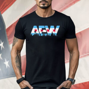 AEW Chicago Flag Shirt