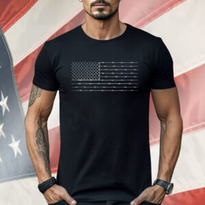 Barbed Wire American Flag USA Flag Shirt