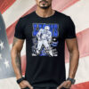 Barry Sanders Detroit Lions Chalked Up Player Graphic Shirt
