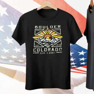 Boulder Colorado Always Classic 1858 Tee Shirt