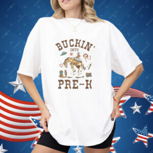 Burkin' Into Preschool Western Cowboy Pre K Squad Shirt