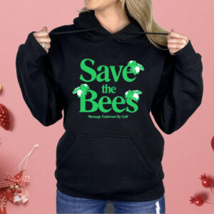Creator Save The Bees Message Endorsed By Golf Shirt