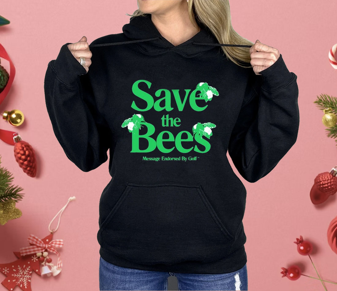 Creator Save The Bees Message Endorsed By Golf Shirt