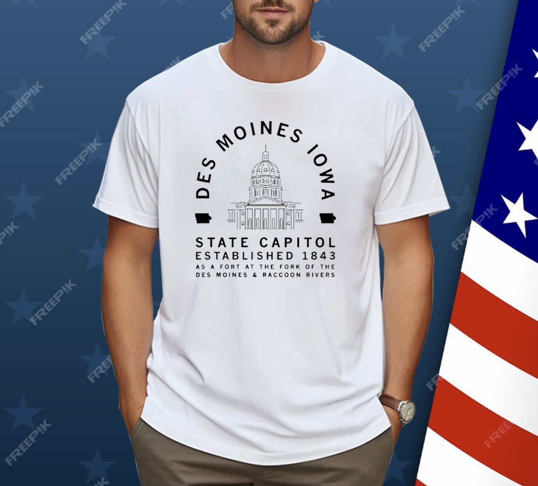 Des Moines Iowa State Capitol Shirt