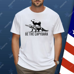 Funny Be The Capybara Riding Gator Shirt