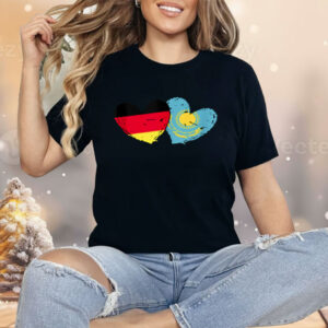 Germany Kazakhstan Flag Heart German Kazakh Friendship Shirt