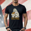 Godzilla With A Cat Pet First Destroy Later Shirt