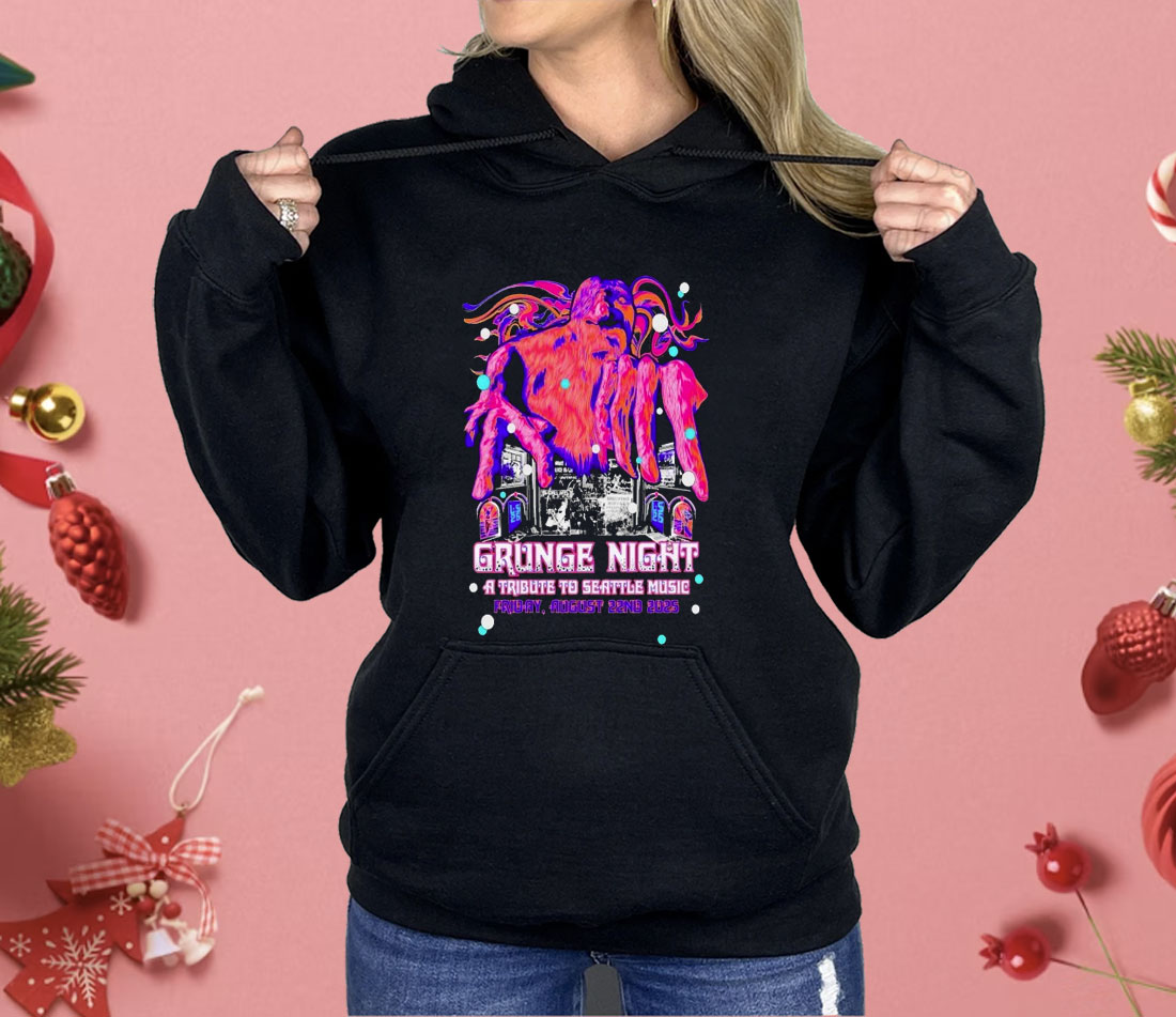 Grunge Night A Tribute To Seattle Music Neptune Theatre in Seattle WA Aug 22 2025 Shirt