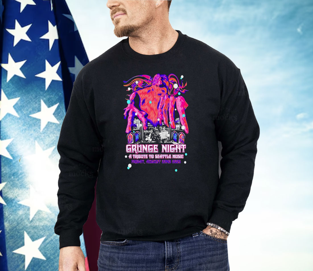 Grunge Night A Tribute To Seattle Music Neptune Theatre in Seattle WA Aug 22 2025 Shirt