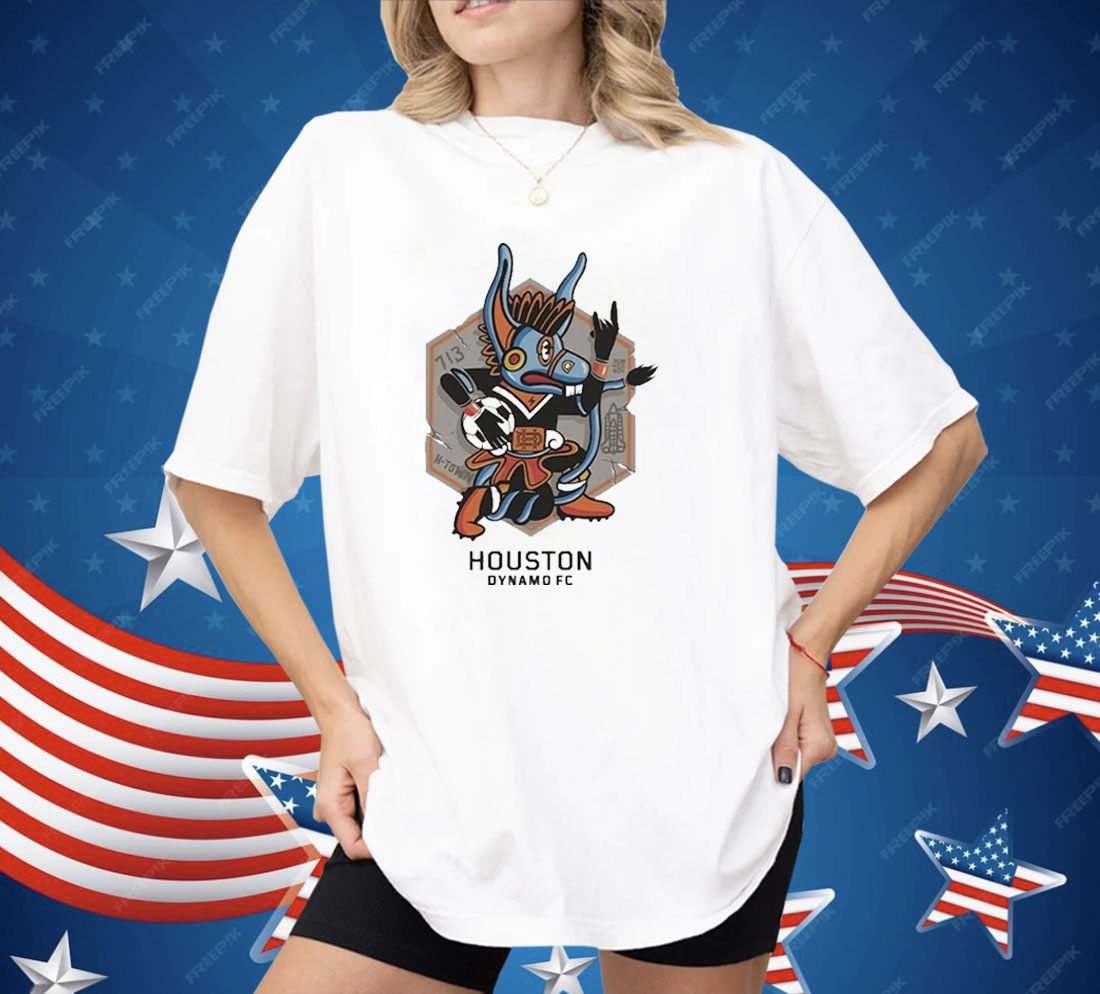 Houston Dynamo FC x Free Walls H-Town Hexagon Shirt