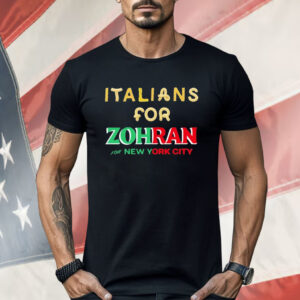 Italians For Zohran For New York City Shirt