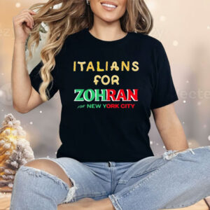 Italians For Zohran For New York City Shirt