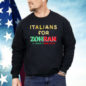 Italians For Zohran For New York City Shirt